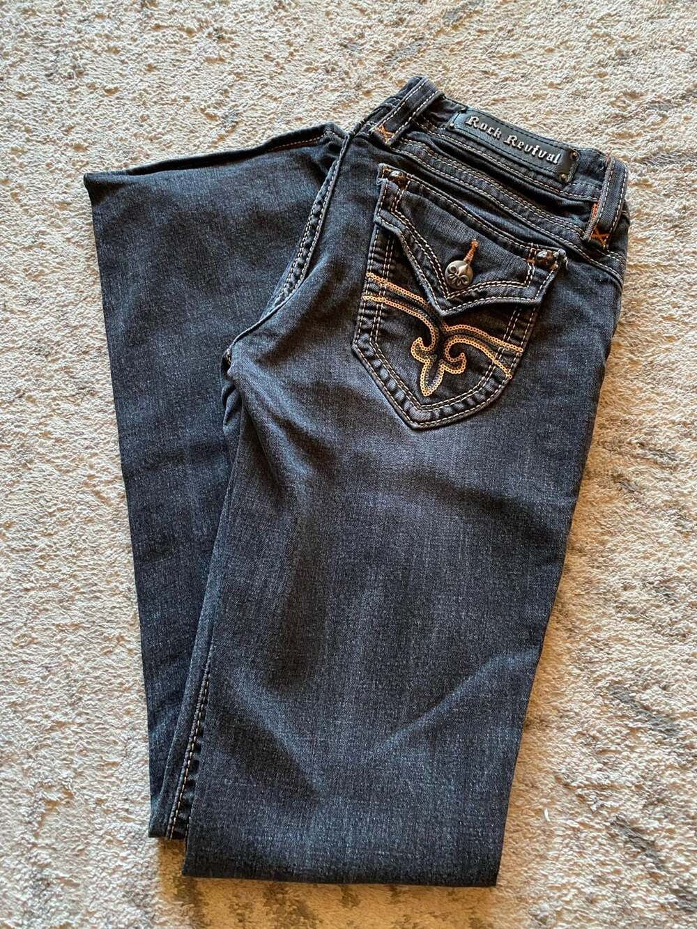 Rock Revival Gwen Bootcut Jeans Size 27
